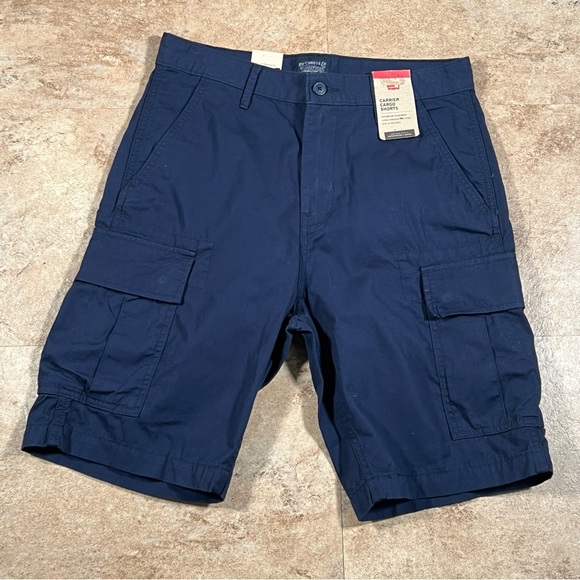 Levi's Other - Levis Mens Carrier Cargo‎ Shorts Size 29 Blue Cotton Casual & Stylish Shorts